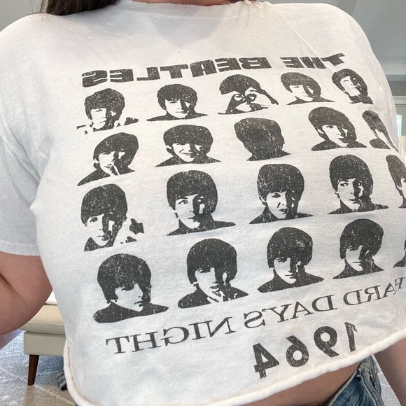 BEATLES Cropped Tee - Picture 4 of 8